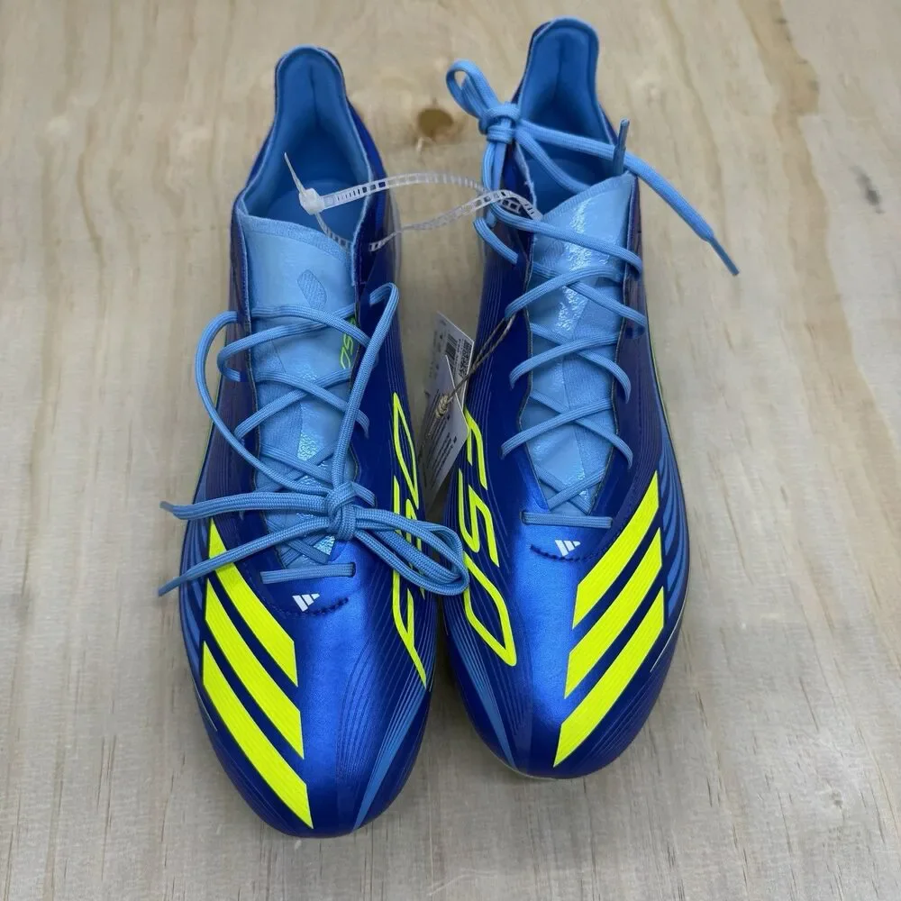 NEW Adidas F50 Messi Elite FG Mens Soccer Cleats Blue Sz 12 JP7435